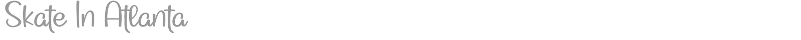 Skate In Atlanta font preview
